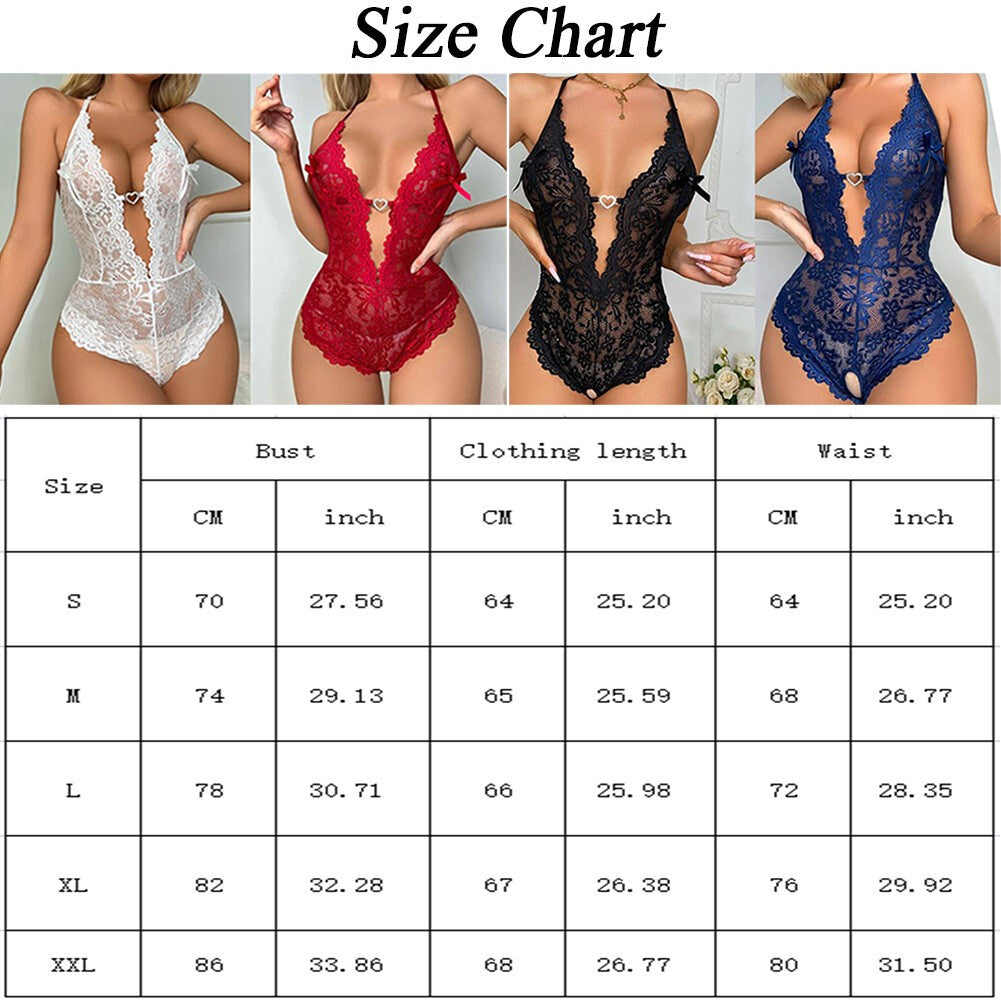 Women'S Sexy Lingerie Sleepwear Babydoll Underwear Lace Dress G-String Nightwear