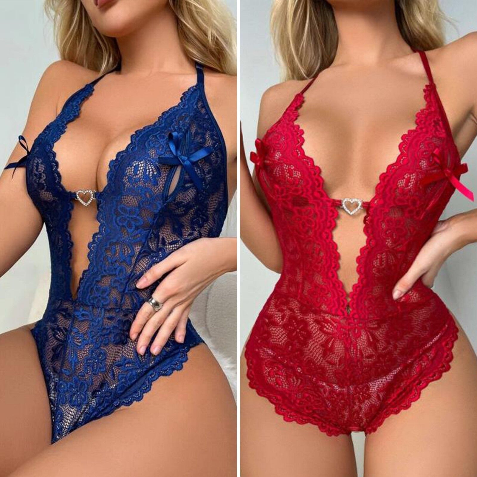 Women'S Sexy Lingerie Sleepwear Babydoll Underwear Lace Dress G-String Nightwear