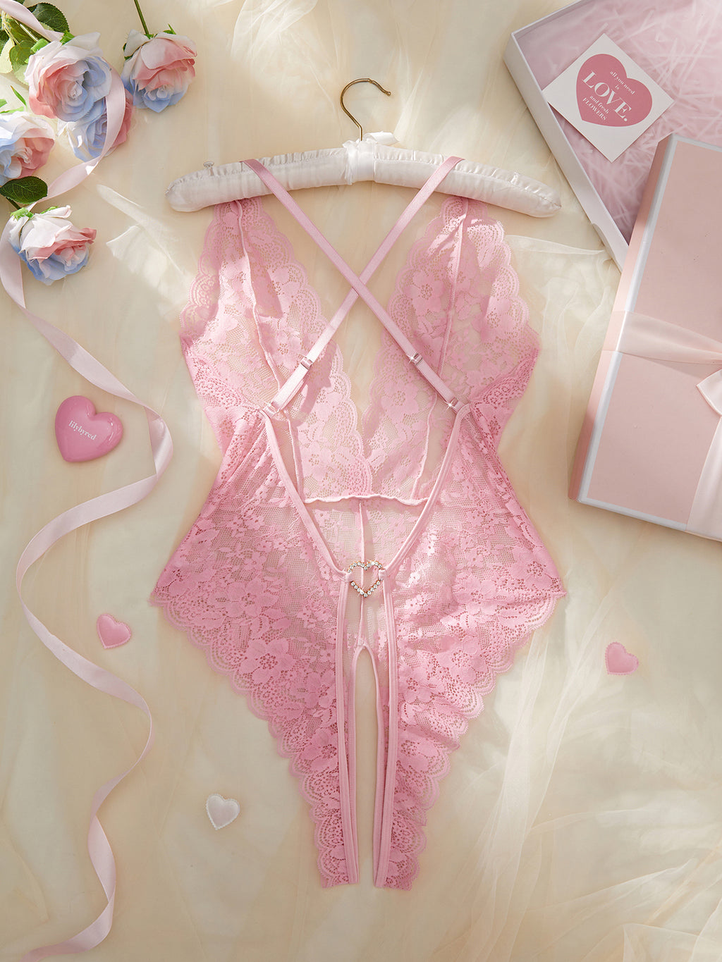 Women'S Sexy Lingerie Sleepwear Babydoll Underwear Lace Dress G-String Nightwear