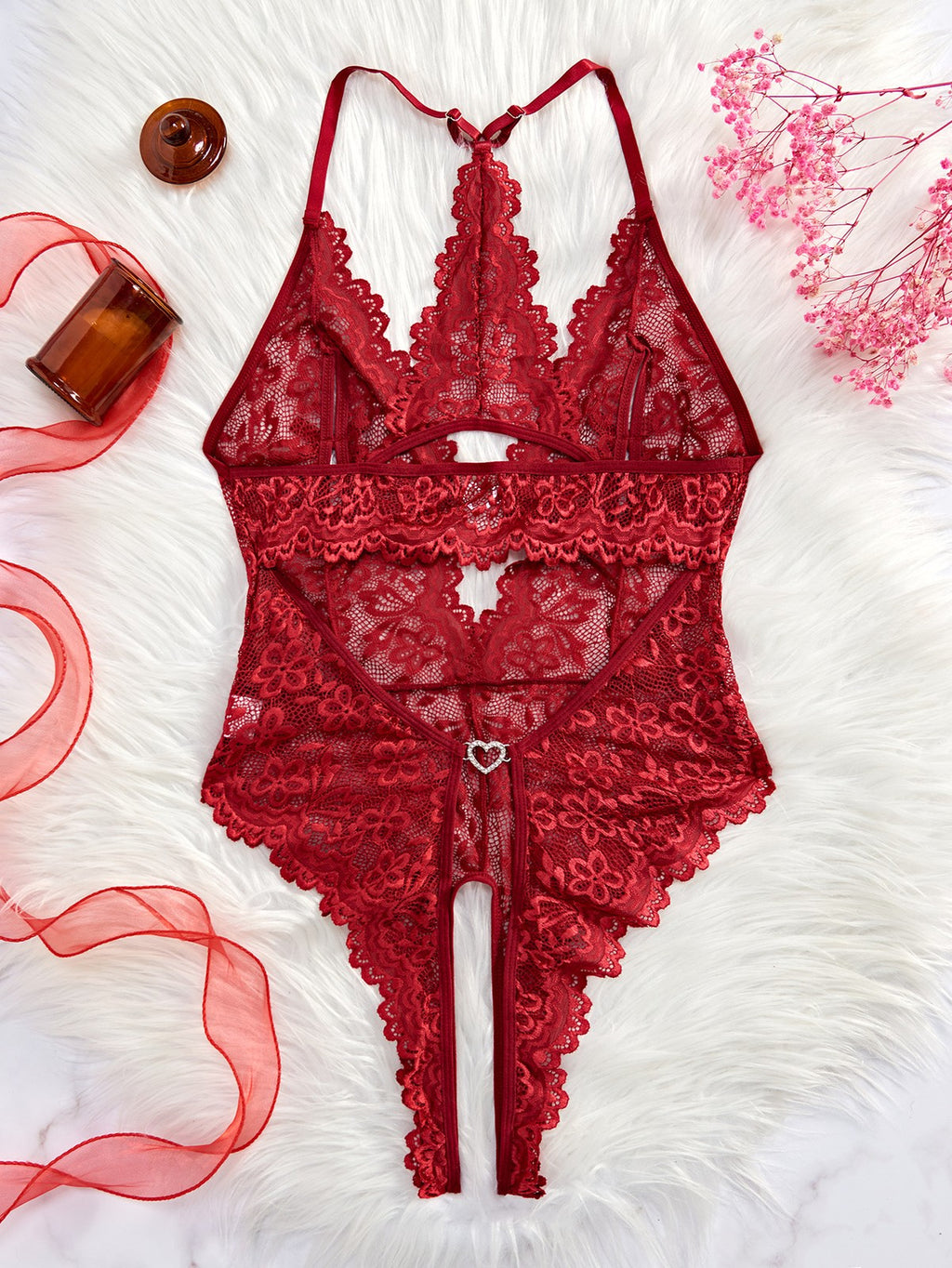 Women'S Sexy Lingerie Sleepwear Babydoll Underwear Lace Dress G-String Nightwear